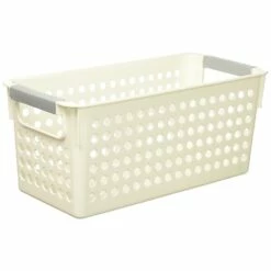 Basicwise 11.5-in W X 5-in H X 5.35-in D White Plastic Baskets - 3-Pack 13 Basicwise 11.5-in W X 5-in H X 5.35-in D White Plastic Baskets - 3-Pack -Storage Furniture Sales 2024 331030578 AlternateImage6