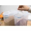 Basicwise 9-in X 9.5-in Clear Plastic Food Storage Container - 2-Piece