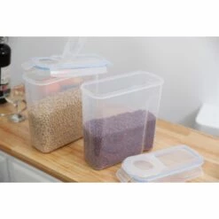 Basicwise 9-in X 9.5-in Clear Plastic Food Storage Container - 2-Piece -Storage Furniture Sales 2024 331030584 AlternateImage3