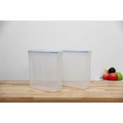 Basicwise 9-in X 9.5-in Clear Plastic Food Storage Container - 2-Piece -Storage Furniture Sales 2024 331030584 AlternateImage7