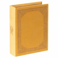 Vintiquewise 7-in W X 9-in H X 2-in D Yellow Wooden Book Shaped Box -Storage Furniture Sales 2024 331030633 AlternateImage4
