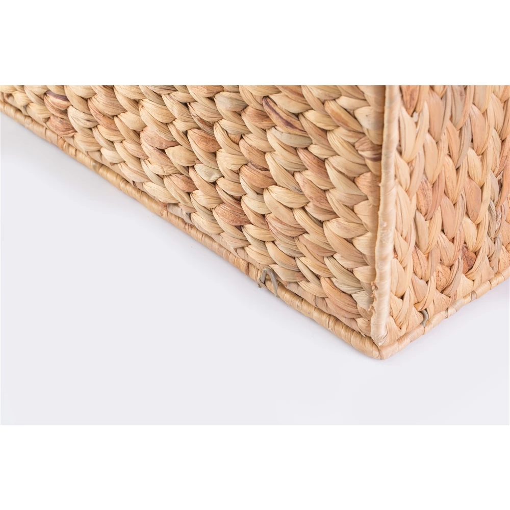 Vintiquewise 21-in W X 10-in H X 16-in D Brown Foldable Water Hyacinth Baskets - 3-Pack 2 Vintiquewise 21-in W X 10-in H X 16-in D Brown Foldable Water Hyacinth Baskets - 3-Pack - Image 2