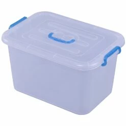 Basicwise 15-in W X 8.25-in H X 10-in D Clear Plastic Bin 10 Basicwise 15-in W X 8.25-in H X 10-in D Clear Plastic Bin -Storage Furniture Sales 2024 331030705 MainImage 001