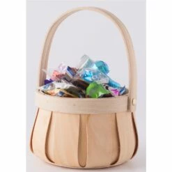 Vintiquewise 5.5-in W X 3.85-in H X 5.5-in D Brown Wooden Basket -Storage Furniture Sales 2024 331030726 AlternateImage3