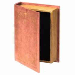 Vintiquewise 7-in W X 9-in H X 2-in D Brown Wooden Book Shaped Box -Storage Furniture Sales 2024 331030770 MainImage 001