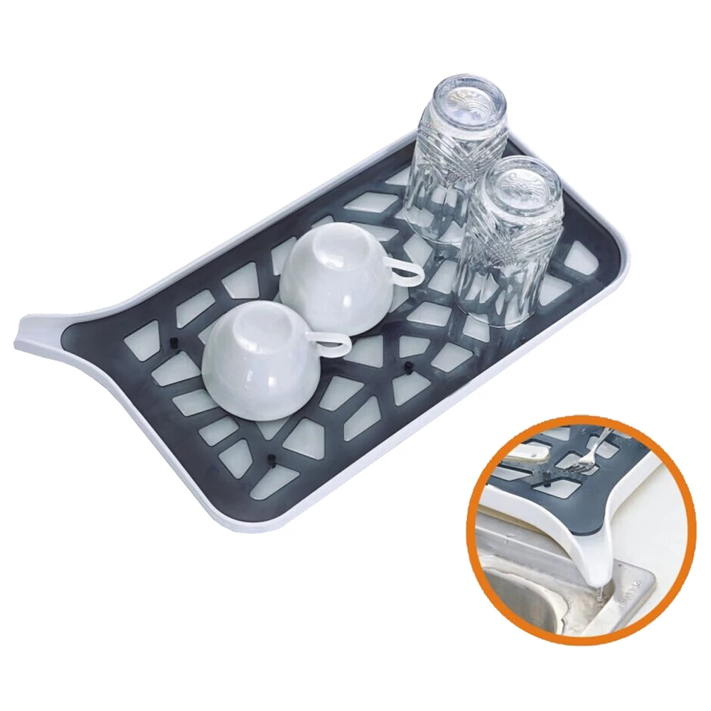 Basicwise Self Draining Dishrack 2 Basicwise Self Draining Dishrack - Image 2