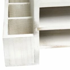 Elegant Designs 15.5-in X 8.5-in X 9-in White Wash Wood Tray -Storage Furniture Sales 2024 331030962 AlternateImage6