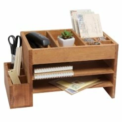 Elegant Designs 15.5-in X 8.5-in X 9-in Natural Wood Tray -Storage Furniture Sales 2024 331030966 AlternateImage7