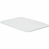 Superio Brand 7-in X 7-in White Smoke Latching Plastic Lid