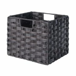 Winsome Wood Melanie 3-Pc Foldable Woven Fiber Basket Set - Chocolate 16 Winsome Wood Melanie 3-Pc Foldable Woven Fiber Basket Set - Chocolate -Storage Furniture Sales 2024 331037519 AlternateImage2