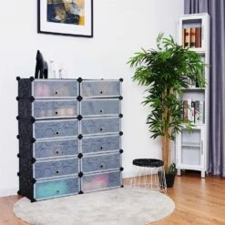 Costway 24-Pair Grey Wood Shoe Rack 15 Costway 24-Pair Grey Wood Shoe Rack -Storage Furniture Sales 2024 331038078 AlternateImage3