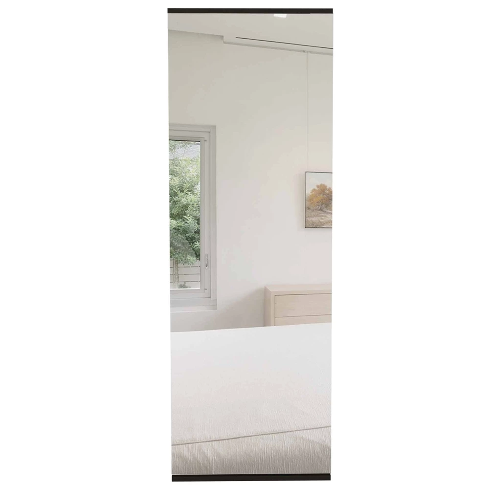 FM Furniture Connecticut 10-Pair Black Wengue Wall Mounted Composite Shoe Rack With Mirror 3 FM Furniture Connecticut 10-Pair Black Wengue Wall Mounted Composite Shoe Rack With Mirror - Image 3