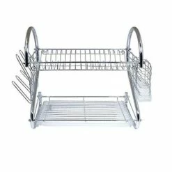 Better Chef 5-in W X 16-in L X 10-in H Metal Dish Rack