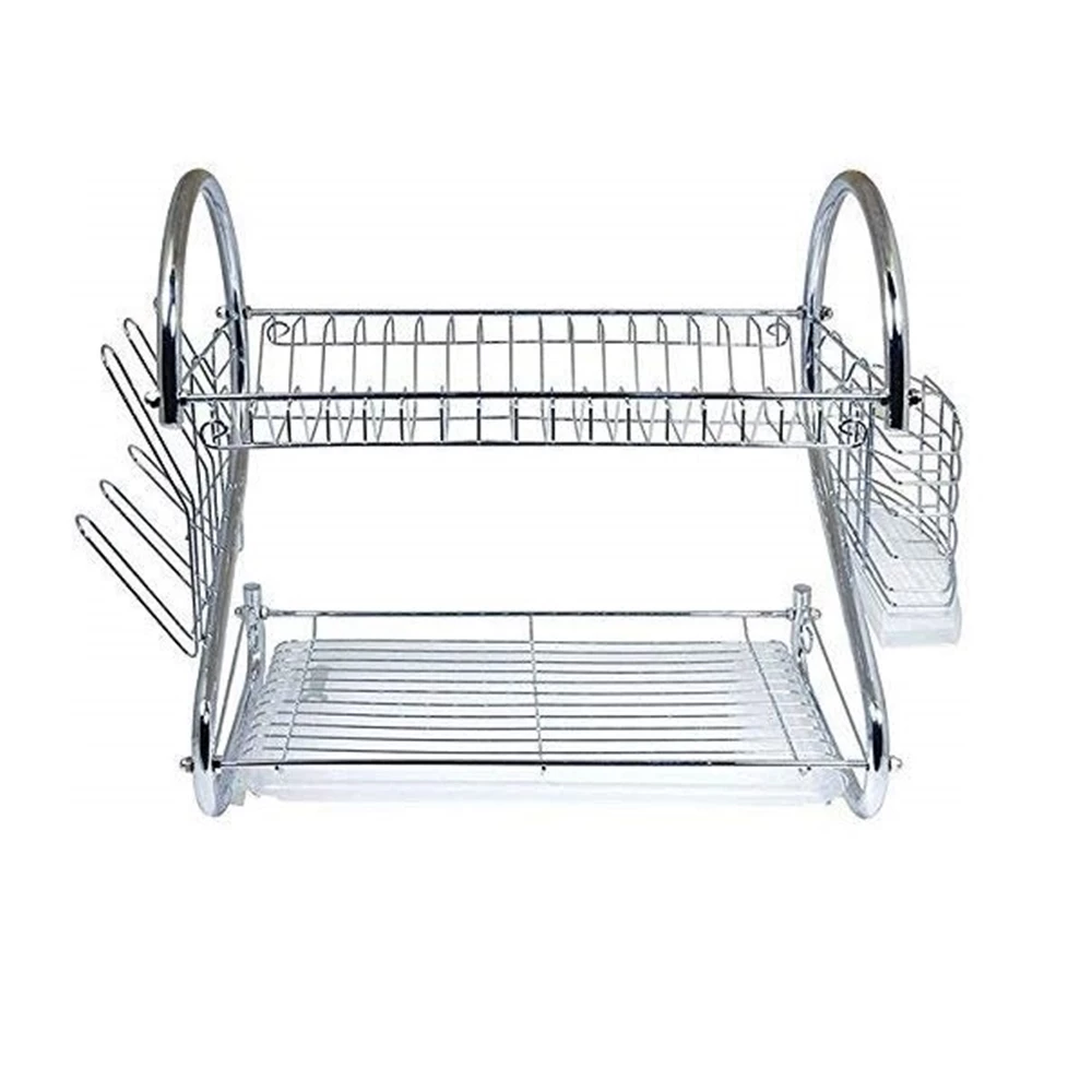 Better Chef 5-in W X 16-in L X 10-in H Metal Dish Rack 1 Better Chef 5-in W X 16-in L X 10-in H Metal Dish Rack