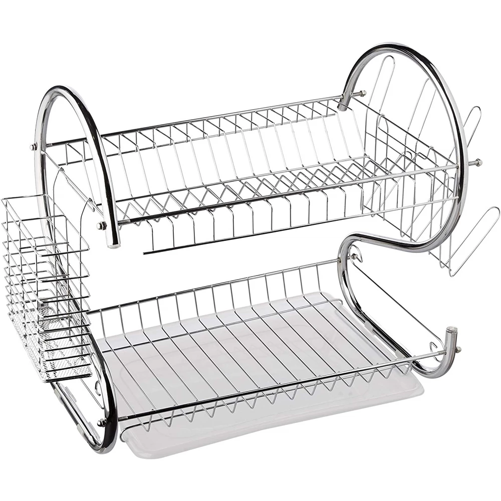 Better Chef 5-in W X 16-in L X 10-in H Metal Dish Rack 2 Better Chef 5-in W X 16-in L X 10-in H Metal Dish Rack - Image 2