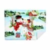 IH Casa Decor 2-Piece 15-in X 20-in Cloth Drying Mat (Snowman)