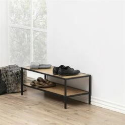Actona 6-Pair Matte Black Metal Shoe Organizer -Storage Furniture Sales 2024 331059804 AlternateImage1