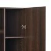 Prepac Elite Wardrobe Cabinet With Storage In Espresso