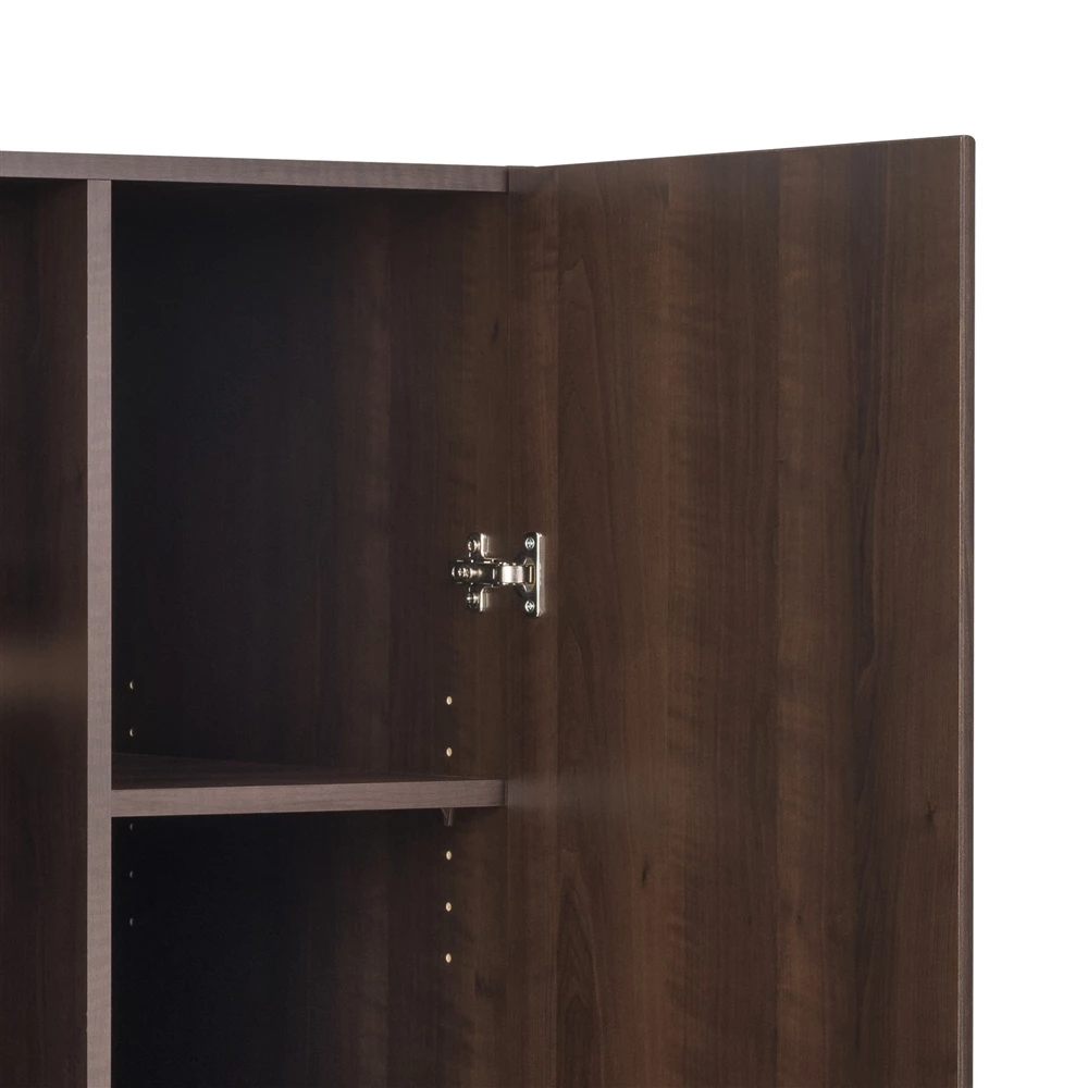 Prepac Elite Wardrobe Cabinet With Storage In Espresso 1 Prepac Elite Wardrobe Cabinet With Storage In Espresso