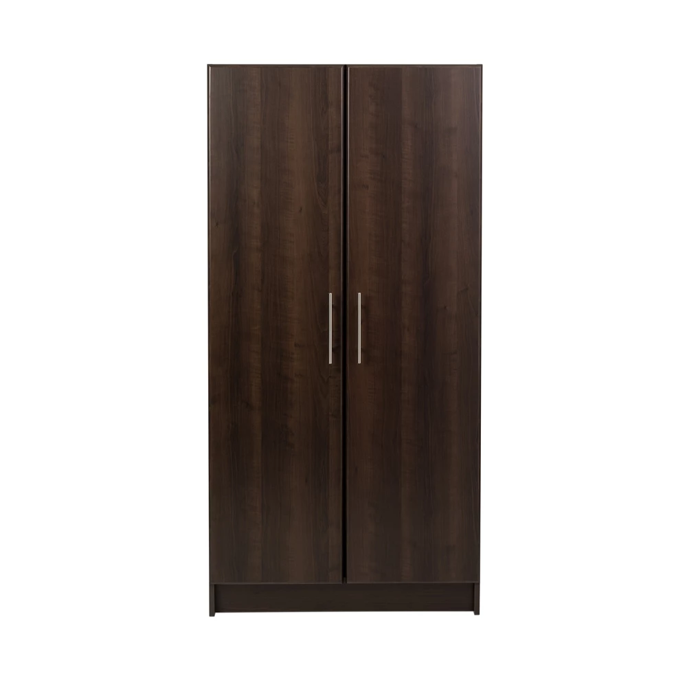 Prepac Elite Wardrobe Cabinet With Storage In Espresso 6 Prepac Elite Wardrobe Cabinet With Storage In Espresso - Image 6