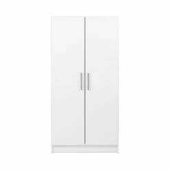 Prepac Elite Wardrobe Cabinet With Storage In White -Storage Furniture Sales 2024 331062697 MainImage 001