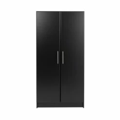 Prepac Elite Wardrobe Cabinet With Storage In Black -Storage Furniture Sales 2024 331062706 MainImage 001