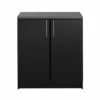 Prepac Elite Base Cabinet With Melamine Countertop In Black
