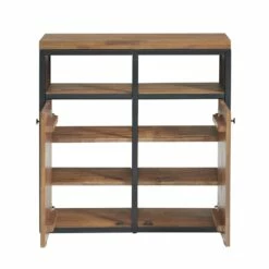 Alaterre Lloyd 6-Pair Natural Aged Brown And Black Wooden Shoe Cabinet 16 Alaterre Lloyd 6-Pair Natural Aged Brown And Black Wooden Shoe Cabinet -Storage Furniture Sales 2024 331063026 AlternateImage4