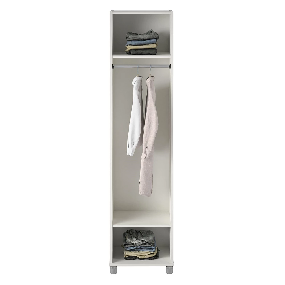Systembuild Evolution Lory 18.23-in Wood Composite Freestanding Utility Storage Cabinet In White 1 Systembuild Evolution Lory 18.23-in Wood Composite Freestanding Utility Storage Cabinet In White