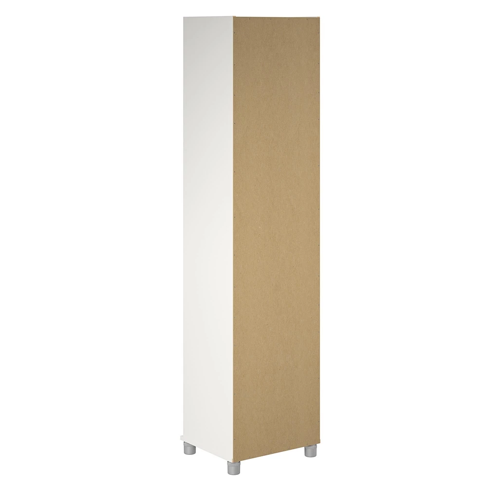 Systembuild Evolution Lory 18.23-in Wood Composite Freestanding Utility Storage Cabinet In White 2 Systembuild Evolution Lory 18.23-in Wood Composite Freestanding Utility Storage Cabinet In White - Image 2