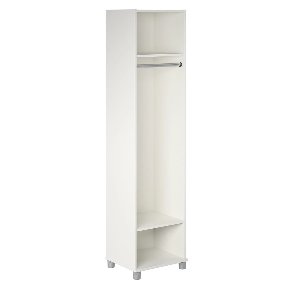 Systembuild Evolution Lory 18.23-in Wood Composite Freestanding Utility Storage Cabinet In White 3 Systembuild Evolution Lory 18.23-in Wood Composite Freestanding Utility Storage Cabinet In White - Image 3