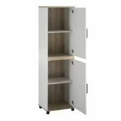 Systembuild Evolution Whitmore 19.69-in Wood Composite Freestanding Utility Storage Cabinet In White -Storage Furniture Sales 2024 331068461 AlternateImage2