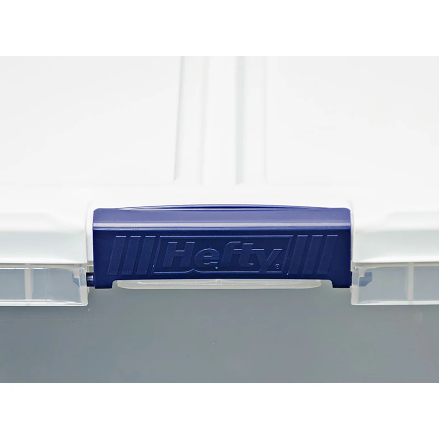 Hefty 34-qt Clear Tote With Latching Lid 3 Hefty 34-qt Clear Tote With Latching Lid - Image 3