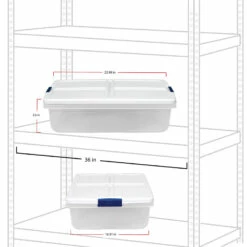 Hefty 34-qt Clear Tote With Latching Lid 14 Hefty 34-qt Clear Tote With Latching Lid -Storage Furniture Sales 2024 336491 09704112