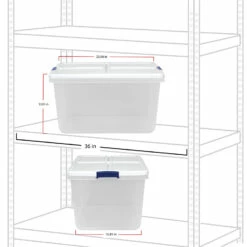 Hefty 16.5-Gal Clear Tote With Latching Lid 13 Hefty 16.5-Gal Clear Tote With Latching Lid -Storage Furniture Sales 2024 336492 08803268
