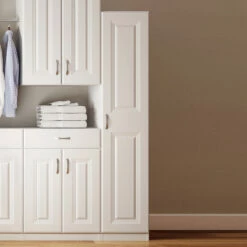 ESTATE By RSI 15-in W X 70.375-in H X 16.625-in D White Linen Cabinet