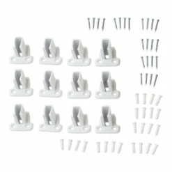 ClosetMaid SuperSlide Low Profile Side Wall Bracket With Pin 12-Pack