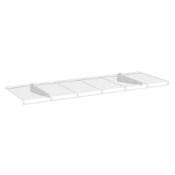 ClosetMaid ShelfTrack 3 In. White Wire Book Shelf Steel Closet System