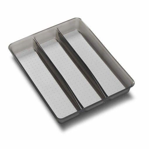 Madesmart Plastic Cutlery Insert Drawer Organizer 3 Compartments - Grey -Storage Furniture Sales 2024 497093 03012271 001