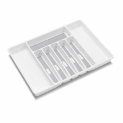Madesmart 12.5-in X 15-in Expandable Plastic Cutlery Insert Drawer Organizer