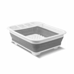 Madesmart 14.5-in W X 12.4-in L X 2.3-in H Plastic Dish Rack -Storage Furniture Sales 2024 568767 03700809 001