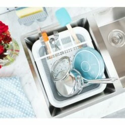 Madesmart 14.5-in W X 12.4-in L X 2.3-in H Plastic Dish Rack -Storage Furniture Sales 2024 568767 11369369