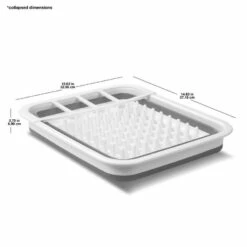 Madesmart 14.5-in W X 12.4-in L X 2.3-in H Plastic Dish Rack -Storage Furniture Sales 2024 568767 11369371