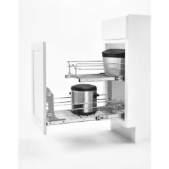 Rev-A-Shelf 14.75-in W X 22-in D X 19-in H 2-Tier Metal Pull Out Basket -Storage Furniture Sales 2024 568800 08798352