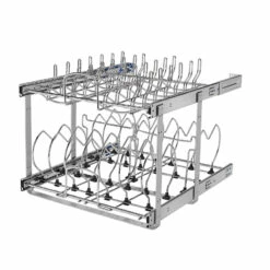 Rev-A-Shelf 20.75-in W X 22-in D X 18.12-in H 2-Tier Metal Pull Out Basket