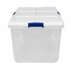 Hefty 25-Gal Clear Tote With Latching Lid -Storage Furniture Sales 2024 579877 08812566