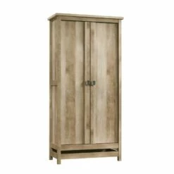 Sauder Cannery Bridge 72-in Lintel Oak Storage Cabinet