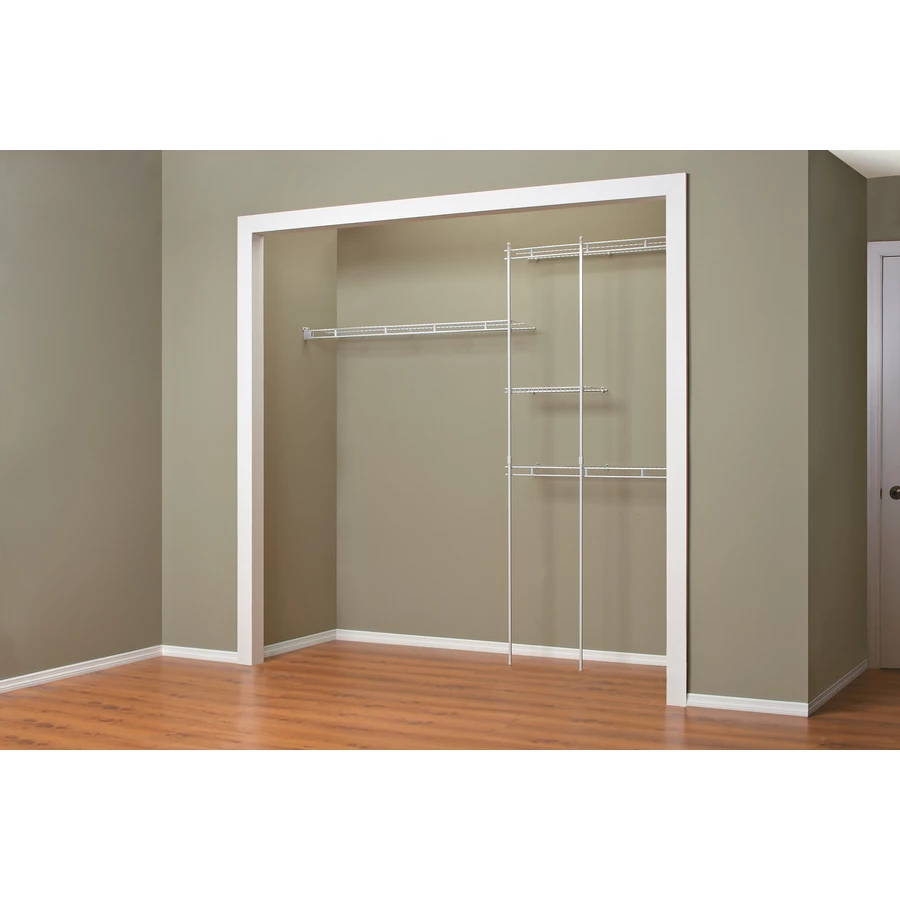 ClosetMaid 5-ft To 8-ft Closet Organizer 1 ClosetMaid 5-ft To 8-ft Closet Organizer