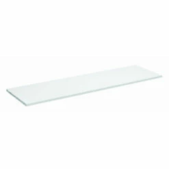 SuiteSymphony 47.7-in X 13.8-in Pure White Laminated Wood Shelf