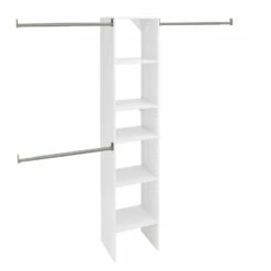 SuiteSymphony 82 29/64-in X 16 31/32-in X 14 45/64-in White Laminated Wood Starter Kit